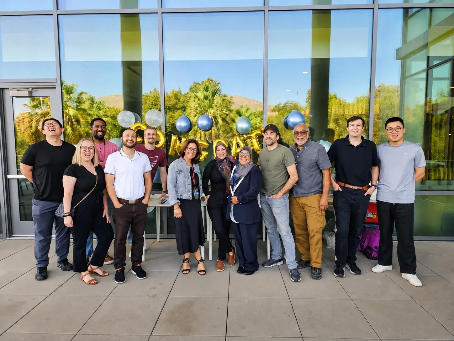 Members of the Le Roch lab together for a group photo