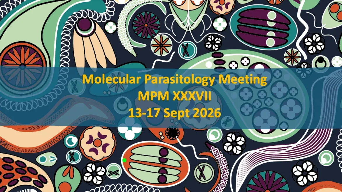Molecular Parasitology Meeting MPM XXXVII, 13–17 September 2026 — meeting banner